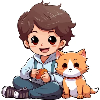 DICTADO PARA EDUCACIÓN INFANTIL DE UN NIÑO Y SU GATO