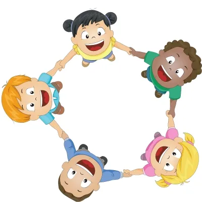 DICTADO PARA EDUCACIÓN INFANTIL DE UN GRUPO DE AMIGOS